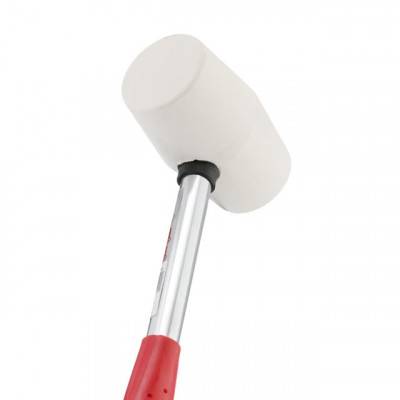 Будкрам купити Киянка резиновая 225 г. 40 мм, белая резина, металлич. ручка INTERTOOL HT-0234 Киянка резиновая 225 г. 40 мм, белая резина, металлич. ручка INTERTOOL HT-0234 3