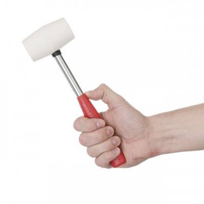 Будкрам купити Киянка резиновая 225 г. 40 мм, белая резина, металлич. ручка INTERTOOL HT-0234 Киянка резиновая 225 г. 40 мм, белая резина, металлич. ручка INTERTOOL HT-0234 5