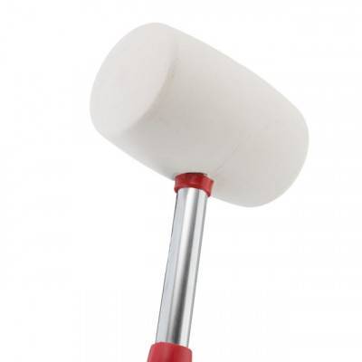 Будкрам купити Киянка резиновая 680 г. 80 мм, белая резина, металлич. ручка INTERTOOL HT-0235 Киянка резиновая 680 г. 80 мм, белая резина, металлич. ручка INTERTOOL HT-0235 3