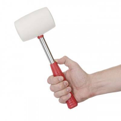 Будкрам купити Киянка резиновая 680 г. 80 мм, белая резина, металлич. ручка INTERTOOL HT-0235 Киянка резиновая 680 г. 80 мм, белая резина, металлич. ручка INTERTOOL HT-0235 5