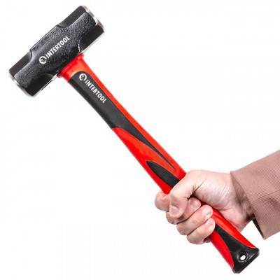 Будкрам купити Кувалда 1500 г, ручка из фибергласса INTERTOOL HT-0241 Кувалда 1500 г, ручка из фибергласса INTERTOOL HT-0241 6