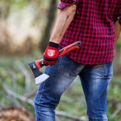 Будкрам купити Топор 800 г, ручка из фибергласса INTERTOOL HT-0262 Топор 800 г, ручка из фибергласса INTERTOOL HT-0262 4