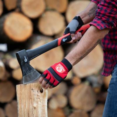 Будкрам купити Топор 1000 г, ручка из фибергласса. INTERTOOL HT-0263 Топор 1000 г, ручка из фибергласса. INTERTOOL HT-0263 4