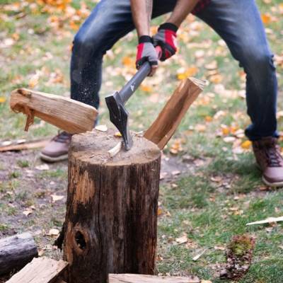 Будкрам купити Колун кованый 2200 г, ручка из фибергласса INTERTOOL HT-0275 Колун кованый 2200 г, ручка из фибергласса INTERTOOL HT-0275 4