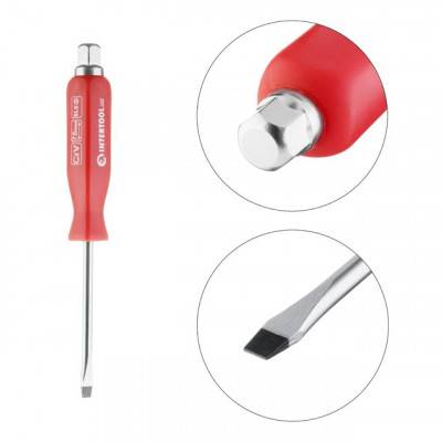 Будкрам купити Отвертка ударная SL5x75 мм, Cr-V INTERTOOL HT-0481 Отвертка ударная SL5x75 мм, Cr-V INTERTOOL HT-0481 2