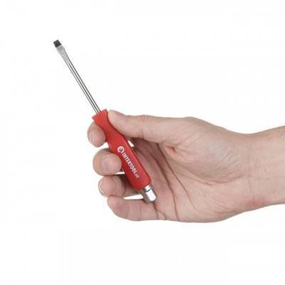 Будкрам купити Отвертка ударная SL5x75 мм, Cr-V INTERTOOL HT-0481 Отвертка ударная SL5x75 мм, Cr-V INTERTOOL HT-0481 3