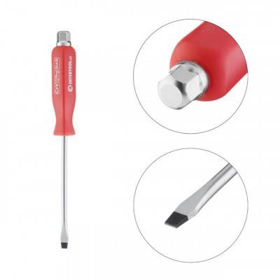 Будкрам купити Отвертка ударная SL6x125 мм, Cr-V INTERTOOL HT-0483 Отвертка ударная SL6x125 мм, Cr-V INTERTOOL HT-0483 2