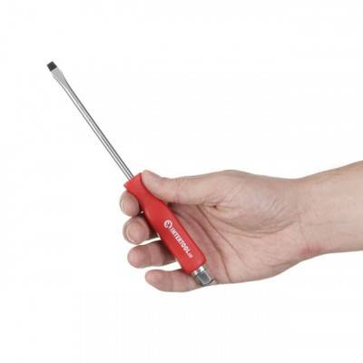 Будкрам купити Отвертка ударная SL6x125 мм, Cr-V INTERTOOL HT-0483 Отвертка ударная SL6x125 мм, Cr-V INTERTOOL HT-0483 3