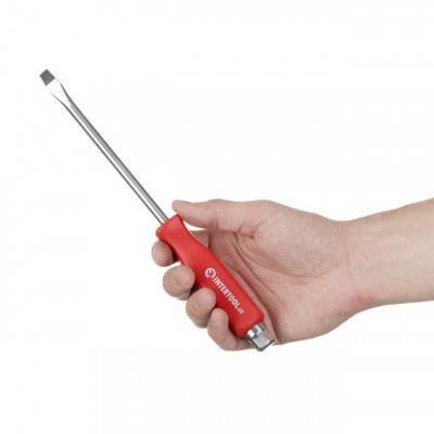 Будкрам купити Отвертка ударная SL8x150 мм, Cr-V INTERTOOL HT-0484 Отвертка ударная SL8x150 мм, Cr-V INTERTOOL HT-0484 3