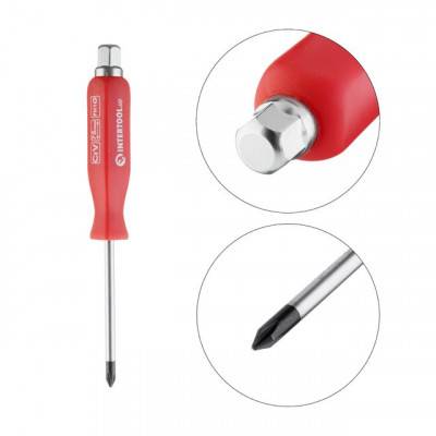 Будкрам купити Отвертка ударная PH1x75 мм, Cr-V INTERTOOL HT-0486 Отвертка ударная PH1x75 мм, Cr-V INTERTOOL HT-0486 2