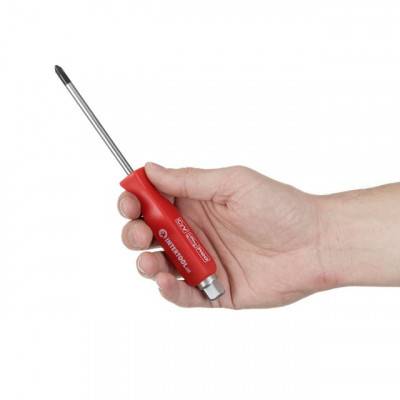 Будкрам купити Отвертка ударная PH2x100 мм, Cr-V INTERTOOL HT-0487 Отвертка ударная PH2x100 мм, Cr-V INTERTOOL HT-0487 3