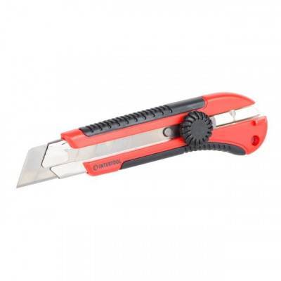 Будкрам купить Нож с металлической направляющей 25 мм INTERTOOL HT-0526 Нож с металлической направляющей 25 мм INTERTOOL HT-0526 5