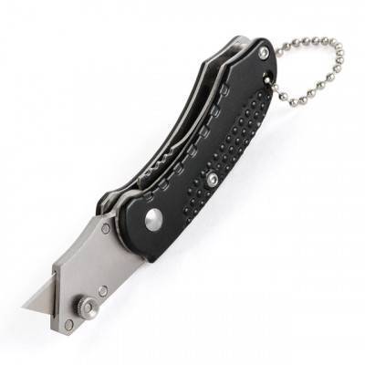 Будкрам купить Нож строительный складной мини с трапециевидным лезвием 9мм, SK5, алюминиевая рукоятка INTERTOOL HT-0532 Нож строительный складной мини с трапециевидным лезвием 9мм, SK5, алюминиевая рукоятка INTERTOOL HT-0532 6