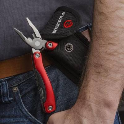 Будкрам купити Мультиинструмент 160 мм, 12 в 1 с чехлом. INTERTOOL HT-0541 Мультиинструмент 160 мм, 12 в 1 с чехлом. INTERTOOL HT-0541 4