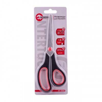 Будкрам купить Ножницы для бумаги 215 мм INTERTOOL HT-0584