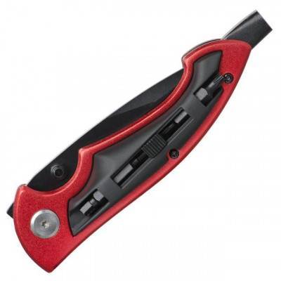 Будкрам купить Нож складной 206 мм, ручка алюминий + пластик, 4 отверточные насадки. INTERTOOL HT-0592 Нож складной 206 мм, ручка алюминий + пластик, 4 отверточные насадки. INTERTOOL HT-0592 6