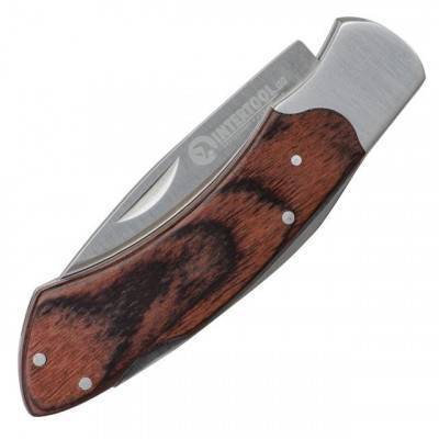 Будкрам купить Нож складной 181 мм, ручка с деревянными вставками. INTERTOOL HT-0594 Нож складной 181 мм, ручка с деревянными вставками. INTERTOOL HT-0594 5