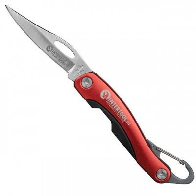 Будкрам купити Нож складной 194 мм, ручка с алюминиевыми вставками, карабин. INTERTOOL HT-0596 Нож складной 194 мм, ручка с алюминиевыми вставками, карабин. INTERTOOL HT-0596 4