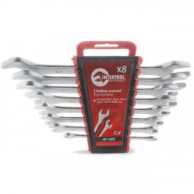 Будкрам купить Набор рожковых ключей 8 шт., 6-22 мм Cr.-V. INTERTOOL HT-1002 Набор рожковых ключей 8 шт., 6-22 мм Cr.-V. INTERTOOL HT-1002 4