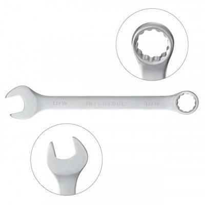 Будкрам купити Набор ключей комбинированных 12 ед. дюймовых 1/4''-15/16'' INTERTOOL HT-1303 Набор ключей комбинированных 12 ед. дюймовых 1/4''-15/16'' INTERTOOL HT-1303 3