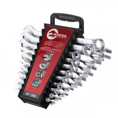 Будкрам купити Набор ключей комбинированных 22 ед. дюймовых 11 ед метрических 11 ед INTERTOOL HT-1305 Набор ключей комбинированных 22 ед. дюймовых 11 ед метрических 11 ед INTERTOOL HT-1305 4