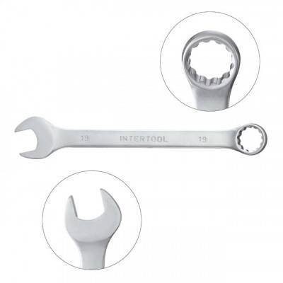 Будкрам купити Набор ключей комбинированных 22 ед. дюймовых 11 ед метрических 11 ед INTERTOOL HT-1305