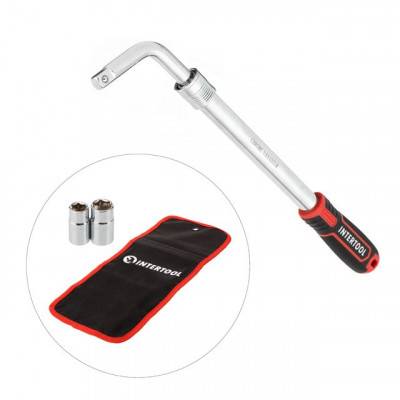 Будкрам купить Ключ баллонный телескопический 1/2", 17/19, 21/23мм, Cr-V, чехол, STORM INTERTOOL HT-1601