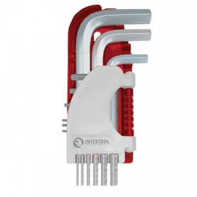 Будкрам купити Набор Г-образных шестигранных ключей 9 шт., 1,5-10 мм Small INTERTOOL HT-1801 Набор Г-образных шестигранных ключей 9 шт., 1,5-10 мм Small INTERTOOL HT-1801 1_small