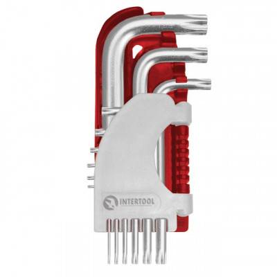 Будкрам купить Набор Г-образных ключей TORX, 9шт., Т10-Т50, S2, PROF INTERTOOL HT-1821 Набор Г-образных ключей TORX, 9шт., Т10-Т50, S2, PROF INTERTOOL HT-1821 1_small