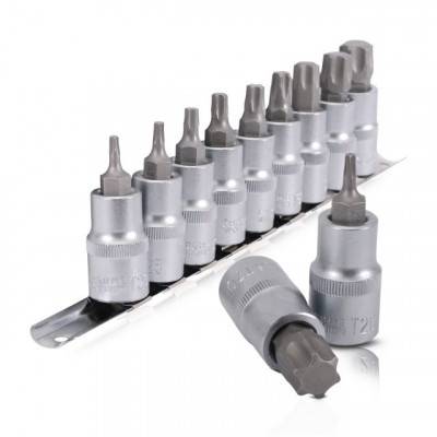 Будкрам купити Набор TORX на планке 1/2", Т20-T70, 9 ед. INTERTOOL HT-1849 Набор TORX на планке 1/2", Т20-T70, 9 ед. INTERTOOL HT-1849 1_small