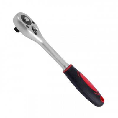 Будкрам купити Рукоятка с храповым механизмом на 24 зуба 1/4'', Cr-v INTERTOOL HT-2104