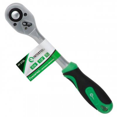 Будкрам купить Рукоятка с храповым механизмом на 72 зуба 1/2", Cr-v. INTERTOOL HT-2126 Рукоятка с храповым механизмом на 72 зуба 1/2", Cr-v. INTERTOOL HT-2126 2