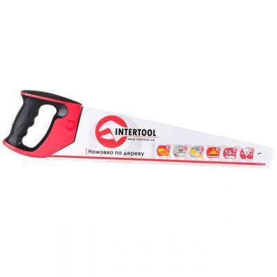 Будкрам купити Ножовка по дереву 450 мм с каленым зубом, 3-ая заточка 7 зуб.x1" INTERTOOL HT-3105 Ножовка по дереву 450 мм с каленым зубом, 3-ая заточка 7 зуб.x1" INTERTOOL HT-3105 3