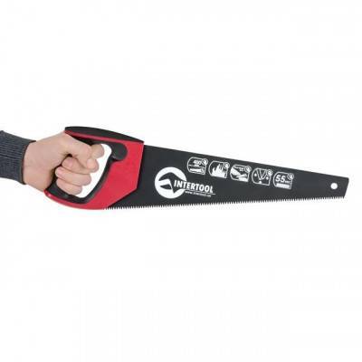 Будкрам купить Ножовка по дереву 400 мм с тефлоновым покрытием, каленый зуб, 3-ая заточка INTERTOOL HT-3107 Ножовка по дереву 400 мм с тефлоновым покрытием, каленый зуб, 3-ая заточка INTERTOOL HT-3107 4