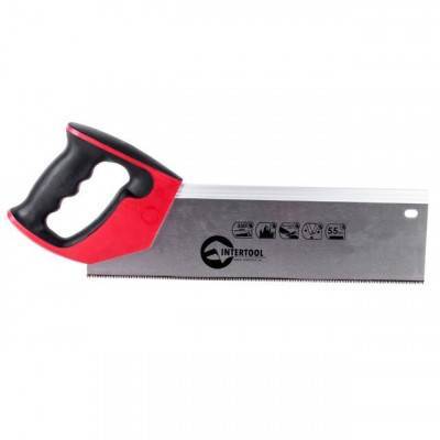 Будкрам купить Ножовка пасовочная по дереву 350 мм, 12 зуб.x1" INTERTOOL HT-3114