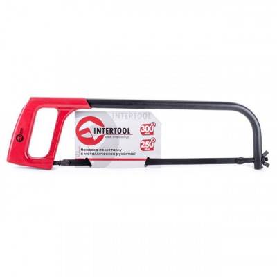 Будкрам купити Ножовка по металлу с полотном 250-300 мм INTERTOOL HT-3303