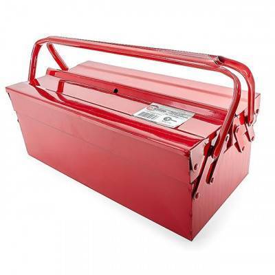 Будкрам купить Ящик для инструментов металлический 450 мм, 3 секции INTERTOOL HT-5043 Ящик для инструментов металлический 450 мм, 3 секции INTERTOOL HT-5043 3