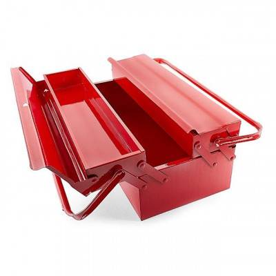 Будкрам купить Ящик для инструментов металлический 450 мм, 3 секции INTERTOOL HT-5043 Ящик для инструментов металлический 450 мм, 3 секции INTERTOOL HT-5043 5