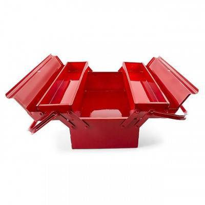 Будкрам купить Ящик для инструментов металлический 450 мм, 3 секции INTERTOOL HT-5043