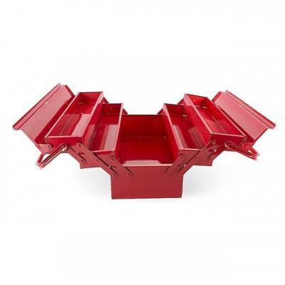 Будкрам купить Ящик для инструментов металлический 450 мм, 5 секций INTERTOOL HT-5045 Ящик для инструментов металлический 450 мм, 5 секций INTERTOOL HT-5045 5