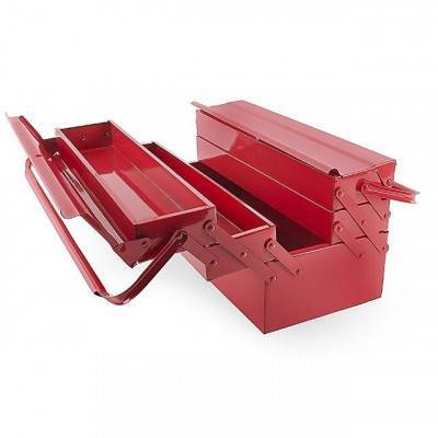 Будкрам купить Ящик для инструментов металлический 450 мм, 5 секций INTERTOOL HT-5045