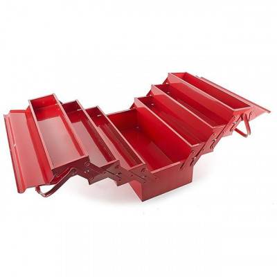 Будкрам купить Ящик для инструментов металлический 450 мм, 7 секций INTERTOOL HT-5047 Ящик для инструментов металлический 450 мм, 7 секций INTERTOOL HT-5047 4