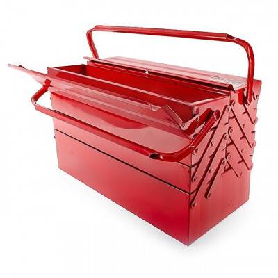 Будкрам купить Ящик для инструментов металлический 450 мм, 7 секций INTERTOOL HT-5047