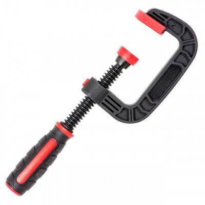 Будкрам купить Струбцина тип "C" 3",75мм, нейлоновая INTERTOOL HT-6012