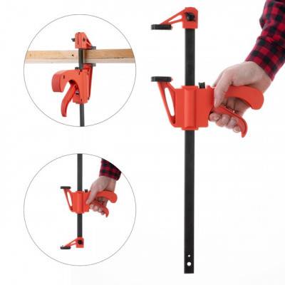 Будкрам купити Струбцина автомат 300x60 мм INTERTOOL HT-6023 Струбцина автомат 300x60 мм INTERTOOL HT-6023 3