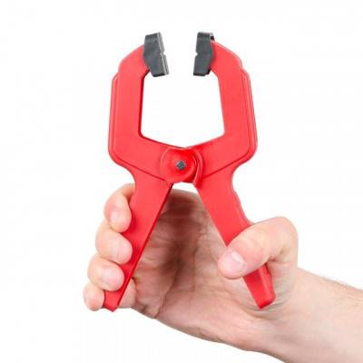 Будкрам купить Струбцина пружинная, max зажим 75мм INTERTOOL HT-6035