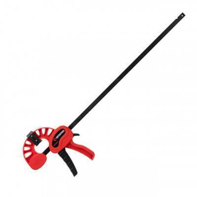 Будкрам купити Струбцина автомат 450*60мм, усилие зажима до 70 кг INTERTOOL HT-6145