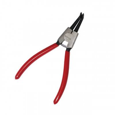 Будкрам купити Щипцы для снятия стопорных колец изогнутые на разжим 180 мм INTERTOOL HT-7014