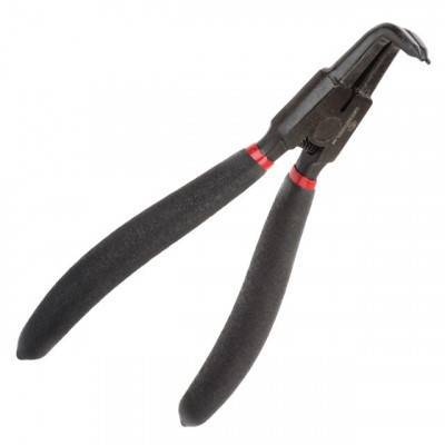 Будкрам купить Щипцы для снятия и установки стопорных колец 180 мм, изогнутые на разжим, 40CrV, фосфатированные. INTERTOOL HT-7019 Щипцы для снятия и установки стопорных колец 180 мм, изогнутые на разжим, 40CrV, фосфатированные. INTERTOOL HT-7019 3