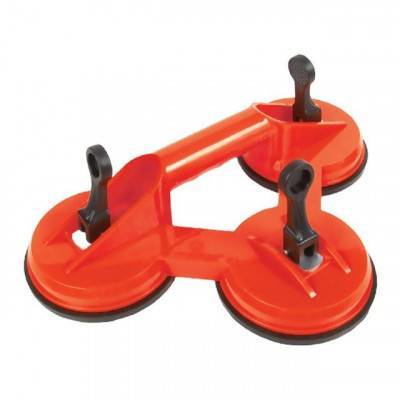 Будкрам купити Держатель-присоска для стекол тройная 3x120 мм, max 160 кг INTERTOOL HT-7103